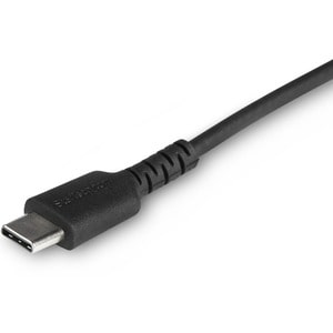 StarTech.com 3 foot/1m Durable Black USB-C to Lightning Cable, Rugged Heavy Duty Charging/Sync Cable for Apple iPhone/iPad