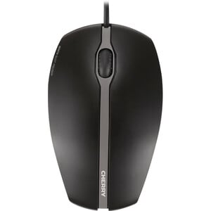 CHERRY GENTIX Mouse - USB - Optical - 3 Button(s) - Black - 1 - Cable - 1000 dpi - Scroll Wheel - Symmetrical