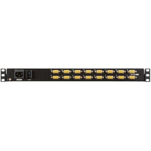 ATEN CL3108 LCD Rack Console KVM Switch - Metal, Plastic - 128 Computer(s) - 47 cm (18.5") LCD - HD - 1366 x 768PS/2 Port 