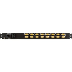 ATEN CL3116 LCD Rack Console KVM Switch - Metal, Plastic - 256 Computer(s) - 47 cm (18.5") LCD - HD - 1366 x 768PS/2 Port 