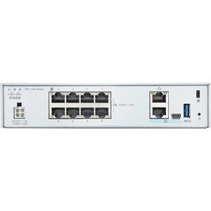 Cisco Firepower FPR-1010 Netzwerksicherheit-/Firewall-Gerät - 8 Anschluss - 10/100/1000Base-T - Gigabit-Ethernet - 6 x RJ-