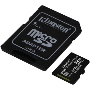 Kingston Canvas Select Plus SDCS2 32 GB Class 10/UHS-I (U1) microSDHC - 1 Pack - 100 MB/s Read - Lifetime Warranty