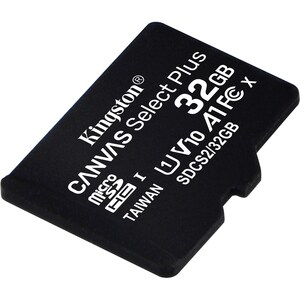 Kingston Canvas Select Plus 32 GB Class 10/UHS-I (U1) microSDHC - 1 Paket - 100 MB/s Lesegeschwindigkeit
