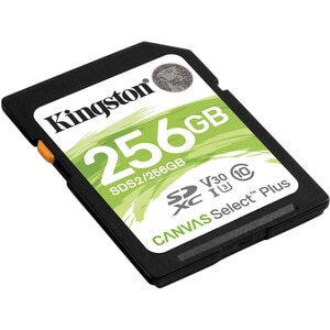 Kingston Canvas Select Plus 256 GB Class 10/UHS-I (U3) SDXC - 1 Paket - 100 MB/s Lesegeschwindigkeit - 85 MB/s Schreibgesc