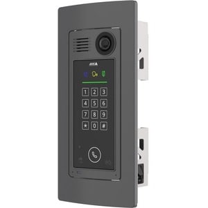 AXIS TA8201 Wall Mount for Door Station - Metallic Dark Gray - Steel, Aluminium
