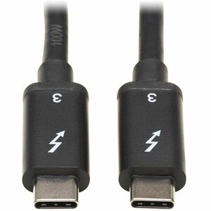 Tripp Lite series Thunderbolt 3 Cable, M/M, 0.5 m, Black - 1.6 ft (0.50 m) Thunderbolt 3 Video/Data Transfer Cable for Mac
