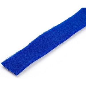 StarTech.com 25ft. Hook and Loop Roll - Blue - Cable Management (HKLP25BL) - 25ft Bulk Roll of Blue Hook and Loop Tape 3/4