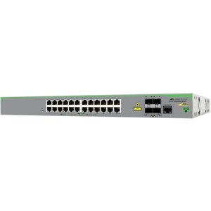 Allied Telesis CentreCOM FS980M FS980M/28DP 24 Ports Manageable Ethernet Switch - 3 Layer Supported - Modular - 4 SFP Slot