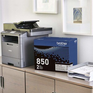 Brother TN-850 Original High Yield Laser Toner Cartridge - Twin-pack - Black - 2 / Box - 8000 Pages Black (Per Cartridge)