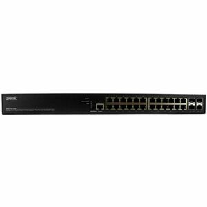 Managed Gigabit Ethernet PoE+ Switch 24 10/100/1000Base-T Ports + 4 1G/10GBase-X SFP+ Ports - 24-port Gigabit PoE+ with 4 