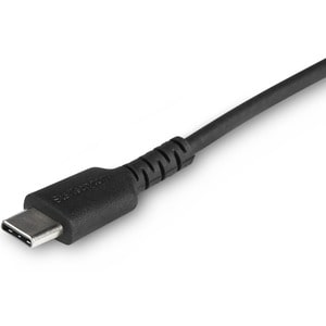 StarTech.com 3 foot/1m Durable Black USB-C to Lightning Cable, Rugged Heavy Duty Charging/Sync Cable for Apple iPhone/iPad