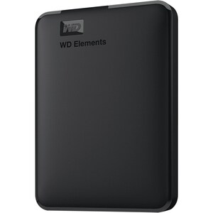 WD Elements Tragbar Festplatte - Extern - 5 TB - Schwarz - USB 3.0