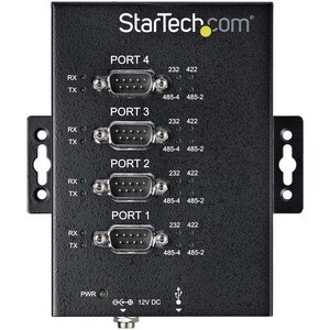 StarTech.com Serieller Hub - Extern - 1 - TAA-konform - USB - PC, Linux - 4 x Anzahl externe serielle Ports
