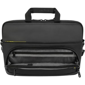 Targus City Gear TSS866GL Carrying Case for 35.6 cm (14") Notebook - Black - Poly, Polyurethane Body - Handle, Shoulder St