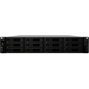 Synology RXD1219SAS Drive Enclosure - Mini-SAS HD Host Interface - 2U Rack-mountable - Hot Swappable Bays - 12 x HDD Suppo