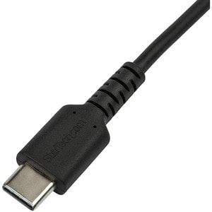 StarTech.com 6 foot/2m Durable Black USB-C to Lightning Cable, Rugged Heavy Duty Charging/Sync Cable for Apple iPhone/iPad