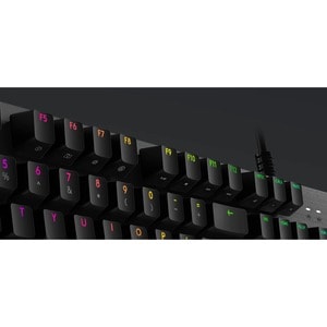 Logitech G G513 CARBON Gaming Keyboard - Cable Connectivity - USB 2.0 Interface - RGB LED - Spanish - QWERTY Layout - Carb