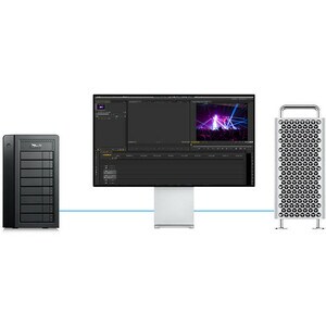 Promise Pegasus32 R8 8 x Gesamtzahl Einschübe DAS-Speichersystem - 64 TB HDD Desktop - 112 TB Unterstützte Festplattenkapa
