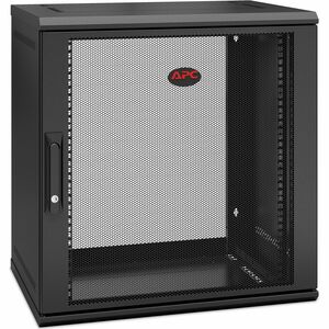 APC by Schneider Electric NetShelter WX 12U Wall Mountable Rack Cabinet for Networking, Airflow System - 482.60 mm Rack Wi