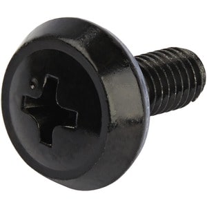 StarTech.com 50pc 10-32 Server Rack Cage Nuts and Screws w/Washers - Network/IT Rack Mount Hardware Kit - Clip/Captive Nut