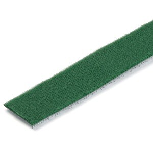 StarTech.com HKLP100GN. Typ: Kabelbinder mit Klettverschluss, Material: Nylon, Produktfarbe: Grün. Länge (mm): 30500 mm, B