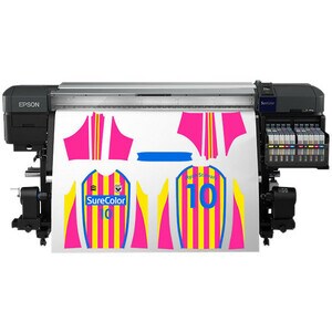 Epson SureColor F9470H Dye Sublimation Large Format Printer - 64" Print Width - Color - 5 Color(s) - 1169 ft²/h Color Spee