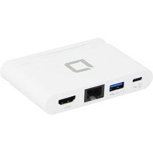 Dicota USB-Typ C Docking Station für Notebook - 100 W - 3 x USB-Anschlüsse - USB Typ C - Netzwerk (RJ-45) - HDMI - Kabelge