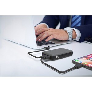 EXCITRUS 45W Power Bank Air - Fast Charging Laptop Power Bank - For USB Device, MacBook Pro, Notebook, Cellular Phone, Sma