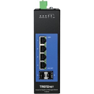 Commutateur Ethernet TRENDnet TI-G642i 6 Ports Gérable - Gigabit Ethernet - 1000Base-T, 100/1000Base-FX - Nouveau - Confor