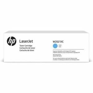 Cartucho de tóner HP 414XC Alto Rendimiento Láser - Azul ciánico - Original - 1 Paquete - 600 páginas