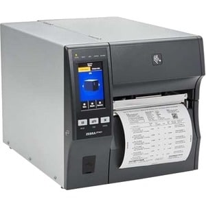 Zebra ZT421 Industrial Direct Thermal/Thermal Transfer Printer - Monochrome - Label Print - USB - USB Host - Serial - Blue