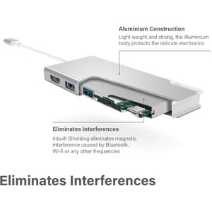 Alogic USB Type C Docking Station for Notebook, Tablet, Smartphone - 100 W - 4 x USB Ports - USB Type-C - HDMI - Thunderbo