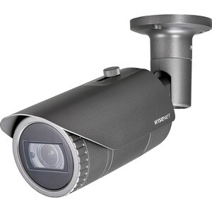 Wisenet HCO-7070R 4 Megapixel HD Surveillance Camera - Color, Monochrome - Bullet - Dark Gray - 98.43 ft - 2560 x 1440 - 3
