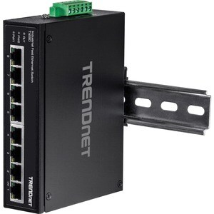 Commutateur Ethernet TRENDnet TI-E80 8 Ports - Fast Ethernet - 100Base-X - Nouveau - Conforme aux normes TAA - 2 Couche su