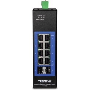 Commutateur Ethernet TRENDnet TI-G102I 10 Ports Gérable - Gigabit Ethernet - 1000Base-T, 100/1000Base-FX - Nouveau - Confo