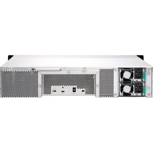 QNAP Laufwerksgehäuse - USB 3.1 (Gen 2) Typ C Host Interface - 2U Rackmount - 12 x HDD unterstützt - 12 x Gesamtschacht