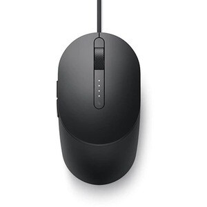 Dell MS3220 Mouse - USB 2.0 - Laser - Black - Cable - 3200 dpi - Tilt Wheel