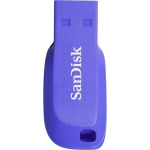 SanDisk Cruzer Blade 32 GB USB 2.0 Type A Flash Drive - Blue, Pink, Green - 128-bit AES - 3 / Pack