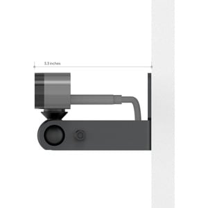 Heckler Design Wall Mount for Webcam - Black Gray - Powder Coated Steel, Nylon
