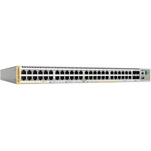 Allied Telesis x530 x530-52GPXm 40 Ports Manageable Layer 3 Switch - 3 Layer Supported - Modular - Optical Fiber, Twisted 