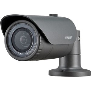 Wisenet HCO-7020R 4 Megapixel HD Surveillance Camera - Color, Monochrome - Bullet - Dark Gray - 82.02 ft - 2560 x 1440 - 4