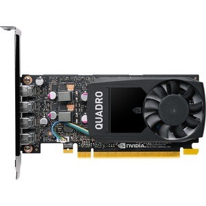 Tarjeta Gráfica PNY NVIDIA Quadro P1000 - 4 GB GDDR5 - Perfil bajo - 128 bit Ancho de bus - PCI Express 3.0 x16 - DisplayPort