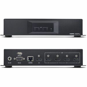 StarTech 2x2 HDMI Video Wall Controller, 4K 60Hz Input to 4x 1080p Output Multi-Screen Processor, RS-232/Ethernet Control,