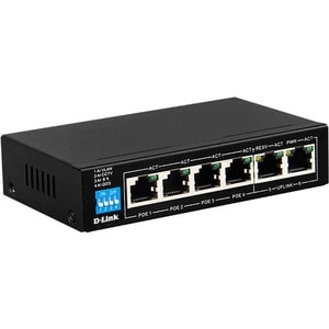 D-Link DES-F1006P-E 6 Ports Ethernet Switch - 2 Layer Supported - Twisted Pair - Desktop