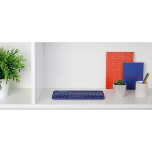 Logitech K380 Keyboard - Wireless Connectivity - Spanish - Rose - Bluetooth - 10 m - Tablet, Smartphone, iPhone, Apple TV 