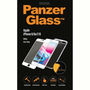 PanzerGlass Case for Apple iPhone 6, iPhone 6s, iPhone 7 Smartphone - Silver, White, Crystal Clear - Shock Resistant, Scra