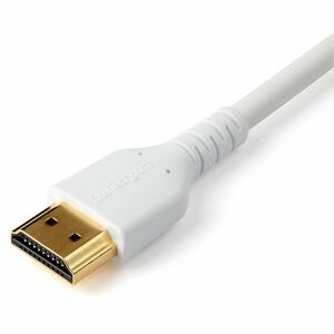 StarTech.com 6.6ft (2m) Slim HDMI 2.0 Cable, Flexible Premium HDMI Cord with Ethernet, 4K 60Hz HDR10, Aramid Fiber with TP
