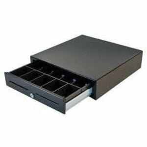 apg 1616 Cash Drawer - 6 Bill - 8 Coin - 2 Media Slot - Black - 109.2 mm Height x 411.5 mm Width x 414 mm Depth