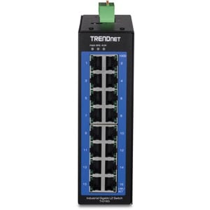 TRENDnet TI-G160I 16 Ports Manageable Ethernet Switch - Gigabit Ethernet - 10/100/1000Base-T - New - TAA Compliant - 2 Lay