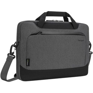 Targus Cypress TBS92602GL Carrying Case (Slipcase) for 33 cm (13") to 35.6 cm (14") Notebook, Gear - Grey - Woven Fabric, 